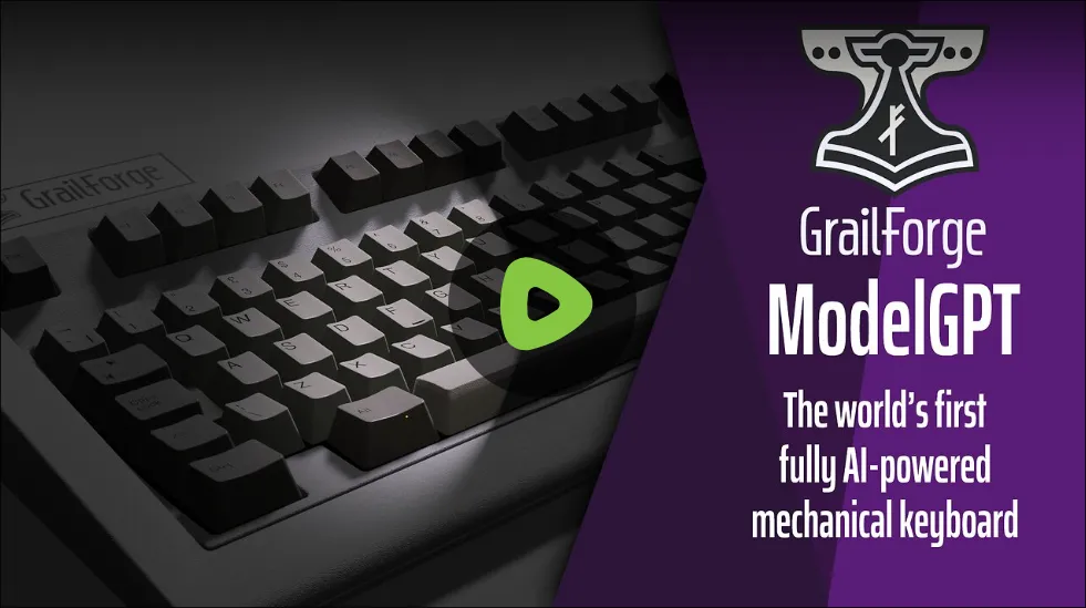 Play: ModelGPT - the world's first fully AI-powered mechanical keyboard